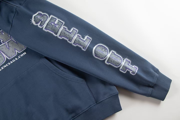 ブランドパーカー素材ディテール